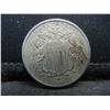 Image 1 : 1867 Rays Shield Nickel XF Scarce in Higher Grades