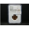 Image 1 : 1957 D Lincoln Cent NGC MS66 RED
