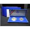 Image 1 : 1986 United States Statue of Liberty 2 Coin Proof Set w/ Original Packaging