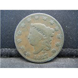 1827 Large Cent F Key Date