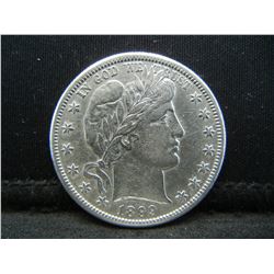 1899 S Barber Half Dollar AU Better Date Flashy