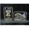 Image 1 : (2) 1 gram Silver Bars