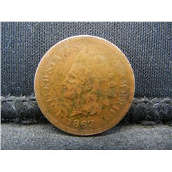 1867 Indian Cent Key Date