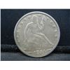 Image 1 : 1854 O Seated Half Dollar Better Date Nice Details