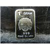 Image 1 : 1 gram Silver bar