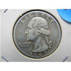 1949 Washington Quarter