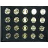 Image 2 : 100 coin Proof/Unc Dollar set. Washington-Garfield