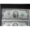 Image 2 : UNCUT sheet of (16) 1976 Two Dollar STAR Notes.