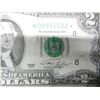 Image 3 : UNCUT sheet of (16) 1976 Two Dollar STAR Notes.