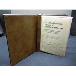 23K Gold leaf foreign stamp collection