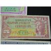Image 10 : (5)  Military Payment Certificates