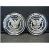 Image 3 : COPY 2 Oz. of Clad Tribute Proof Morgan Designs COPY