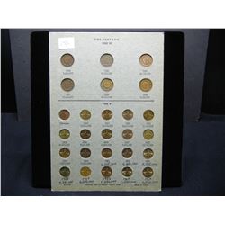 1944-1968 Mexico Uno centavo set (26) Coins