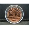 Image 2 : Half Oz. Sitting bull Copper round .999