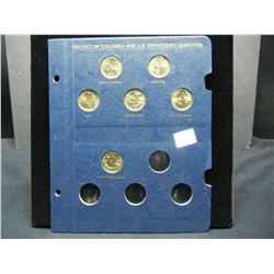 (6) US territories GOLD Edition Quarters