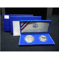 1986 Liberty Dollar and Liberty Half