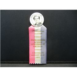 Harriot Cunninghame State Councelor Daughters Of American button/Ribbon