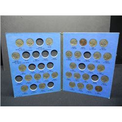 1913-1928 Buffalo Nickel Book, (30) Coins