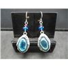 Image 1 : Geode Blue earrings