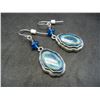 Image 2 : Geode Blue earrings