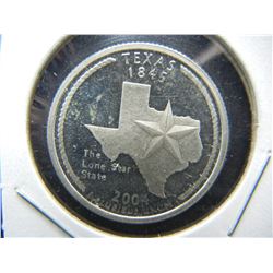 2004 LONESTAR State Silver Proof Qtr