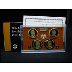 2012 Presidential PROOF Dollar set US MINT