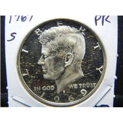 1969  S Silver Proof Half