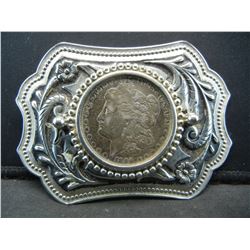 1889 KEY DATE Morgan Dollar belt buckle