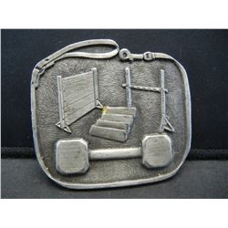 BIG HOSS WORKOUT belt buckle