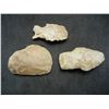 Image 2 : 3 real old Indian relics. Adena point and bifurcate