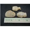 Image 3 : 3 real old Indian relics. Adena point and bifurcate