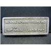 Image 1 : GENUINE 10 ounce 999 SILVER BAR. Natl Refining Syst.