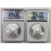 Image 2 : TWO 2008 AMERICAN SILVER EAGLES