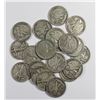 Image 1 : 20 PCS. SILVER WALKING LIBERTY HALF DOLLARS