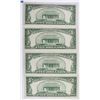 Image 2 : (4) 1950-C $5.00 FEDERAL RESERVE NOTES