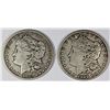 Image 1 : TWO MORGAN DOLLARS: