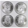 Image 2 : FOUR 2001 AMERICAN SILVER EAGLES