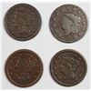 Image 1 : FOUR LARGE CENTS: