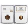 Image 1 : TWO LINCOLN CENTS: