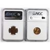 Image 2 : TWO LINCOLN CENTS: