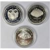 Image 2 : (3) COMMEMORATIVE SILVER DOLLARS