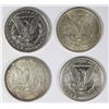 Image 2 : (4) MORGAN SILVER DOLLARS