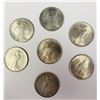 Image 2 : GROUP LOT OF PEACE SILVER DOLLARS