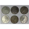 Image 2 : GROUP LOT OF PEACE SILVER DOLLARS