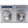 Image 1 : 2013 (W) AND 2014 AMERICAN SILVER EAGLES