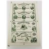 Image 1 : VIRGINIA CIVIL WAR NOTES UNCUT SHEET