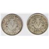 Image 2 : TWO PIECE 1910 LIBERTY NICKELS