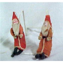 2 SANTA EARLY FIGURES