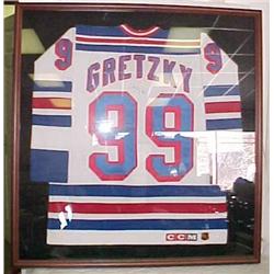 AUTOGRAPHED NHL GRETZKY JERSEY