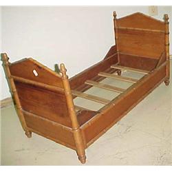 Faux bamboo dolls bed